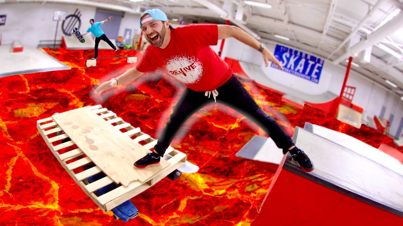 ULTIMATE FLOOR IS LAVA IN THE SKATEPARK