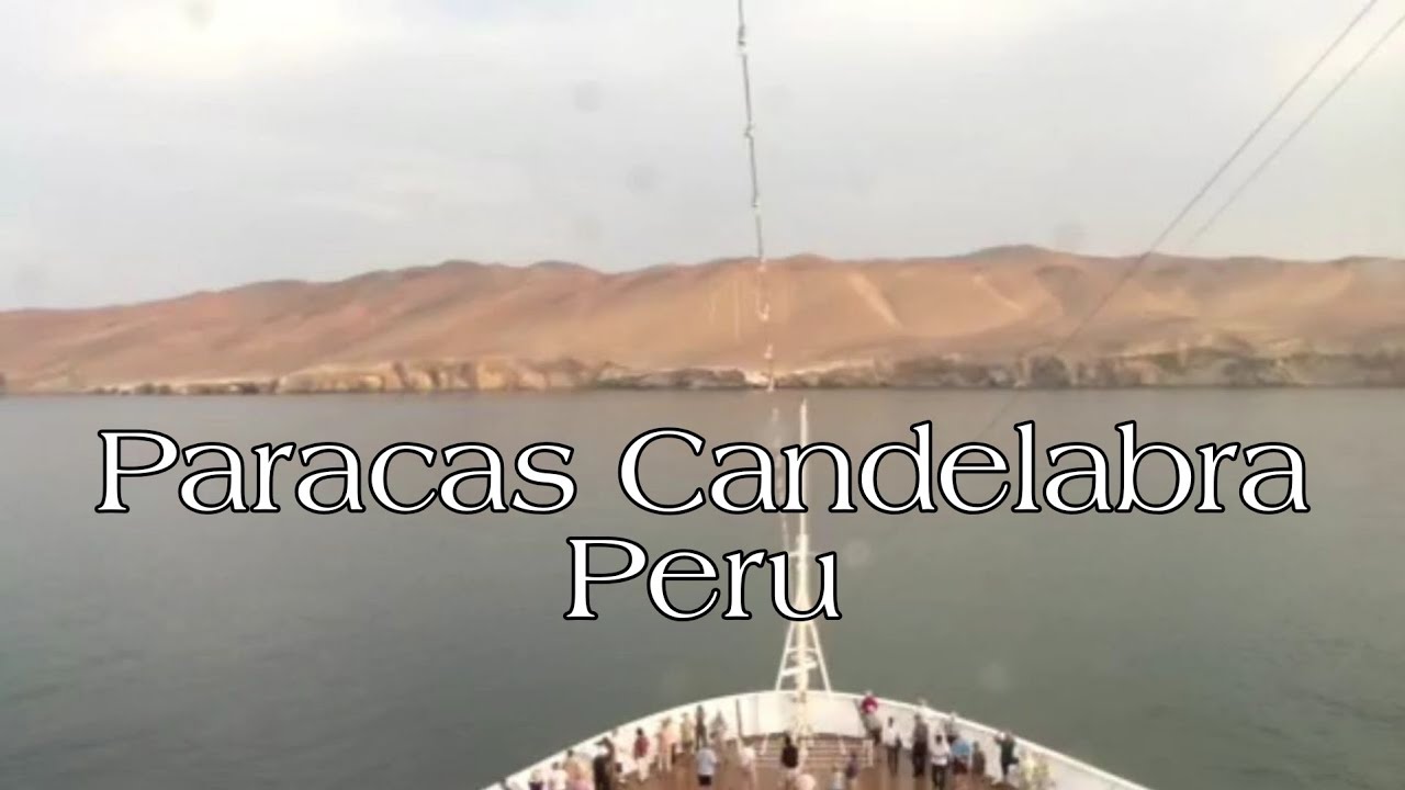 Time Lapse Video - Paracas Candelabra (Nazca Lines) of Peru