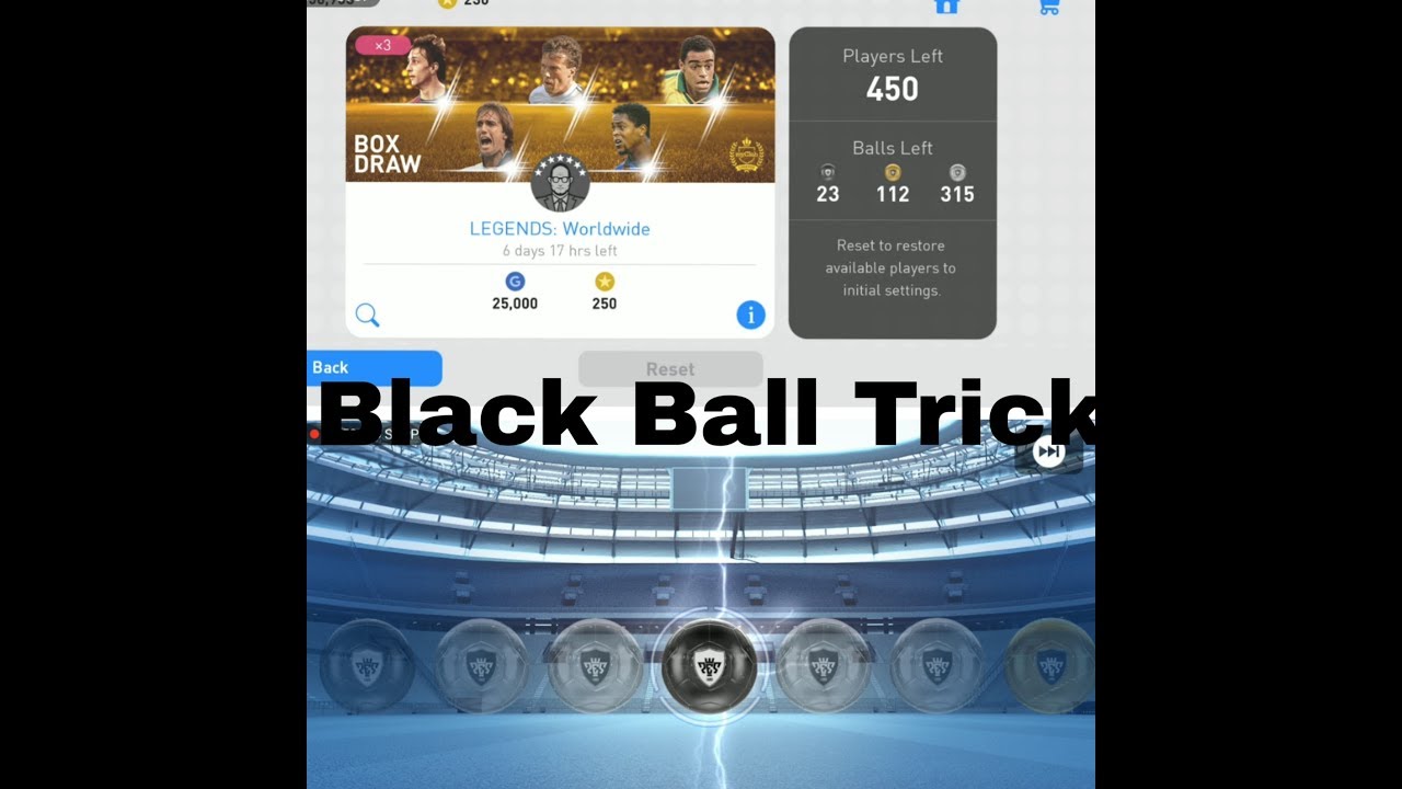 Legends Worldwide Black Ball Trick Pes 2019 Part 2