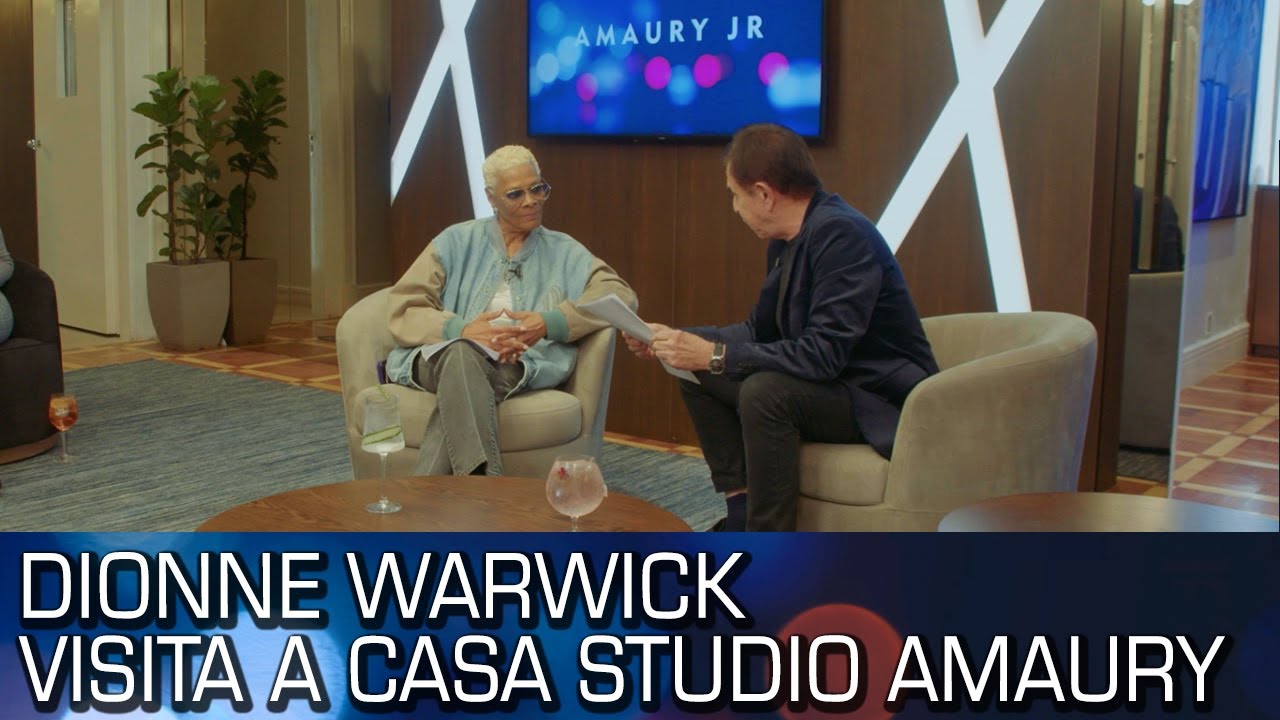 DIONNE WARWICK VISITA A CASA STUDIO AMAURY