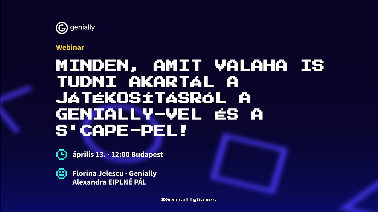 Minden, amit valaha is tudni akartál a játékosításról a Genially-vel és a S'cape-pel!