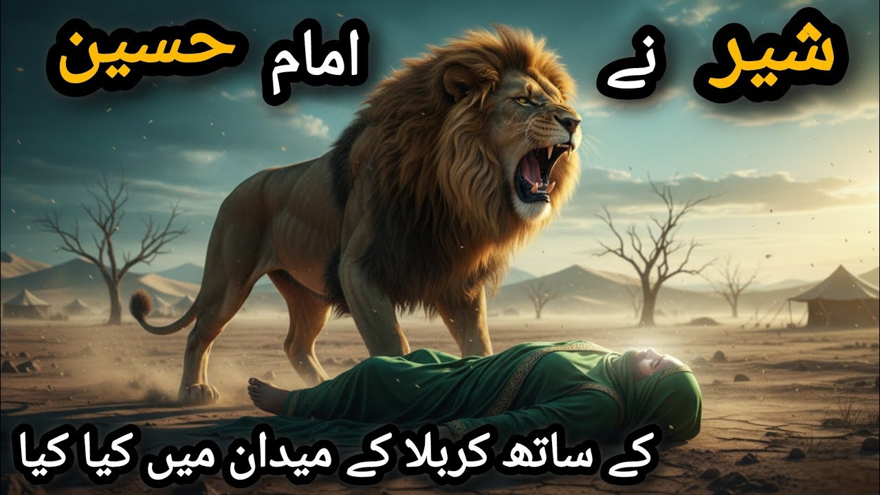 Imam Hussain aor shir ka waqia|| Karbala ka waqia || Info At Hasnain 