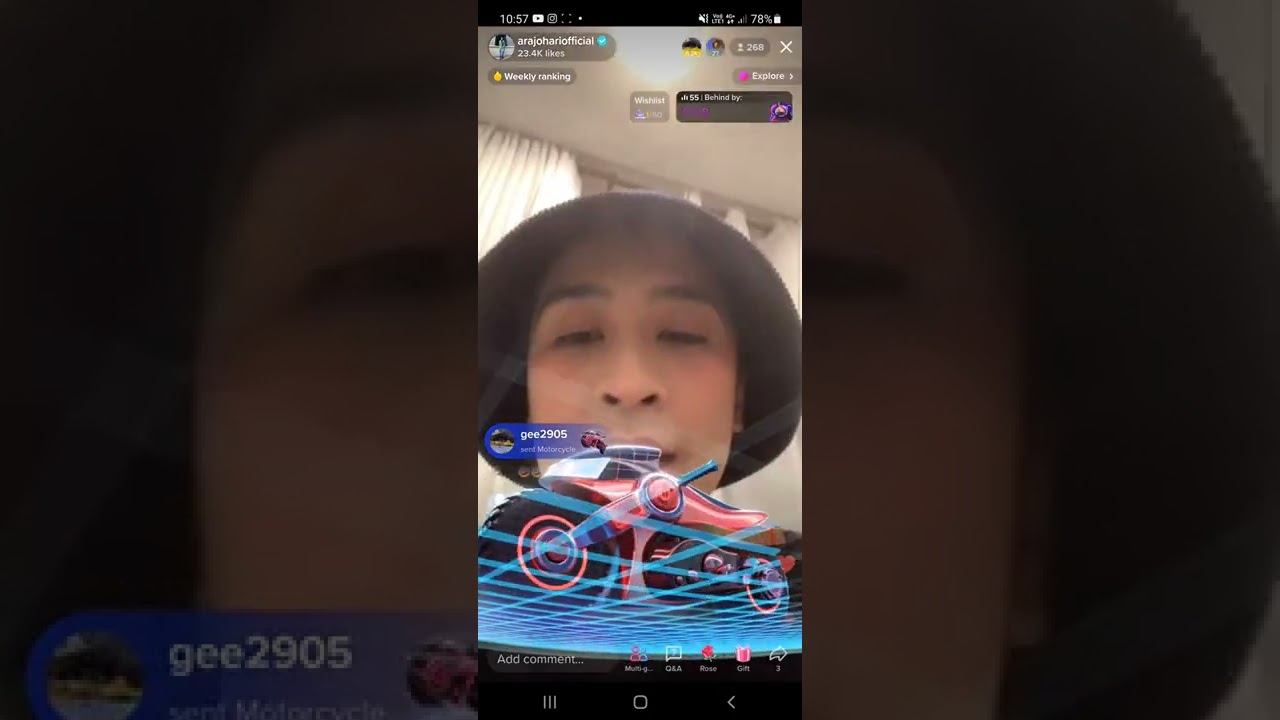 23/4/2022 (1) Belenggu Rindu + Rindu - Ara Johari TikTok LIVE with Shaffiq Erwin