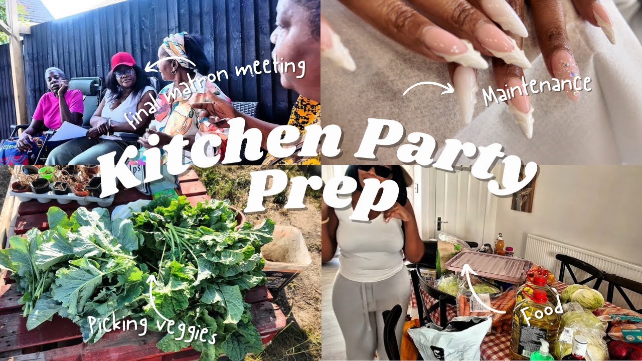 Zambian Kitchen Party Prep in the UK 