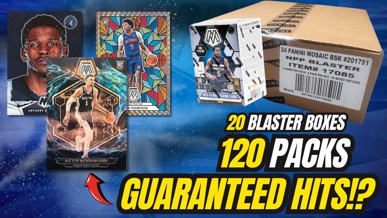 CASE BREAK OF 2023-2024 Mosaic Basketball Blasters!! We Go Crazy For That Genesis 👽👽👽