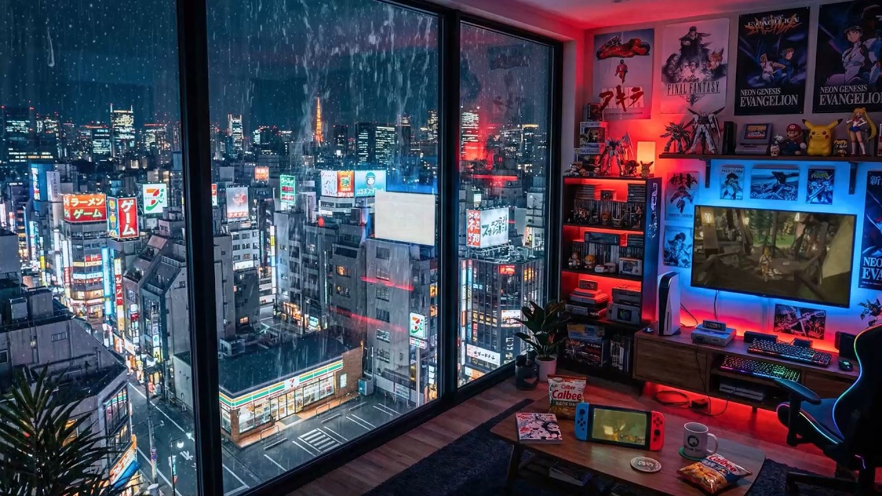 Soft Rain in Japan ☕ Lofi Hip Hop Beats to Study, Work & Relax | Deep Chill Lofi