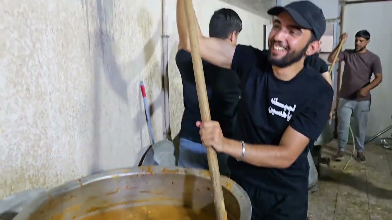 طبخ خادم الحسين احمد البصام ليلة 9من محرم سنة 2025