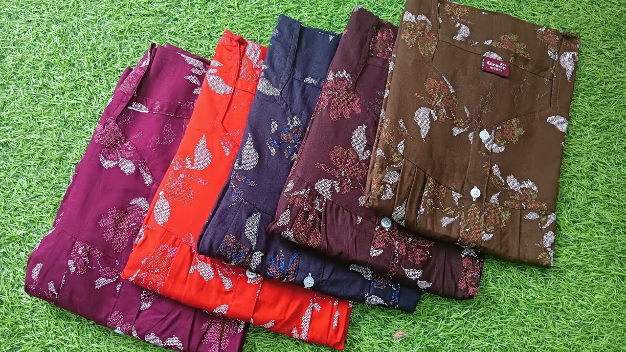 October 25, 2025/XL & 3XL size Pure cotton nighty collection 