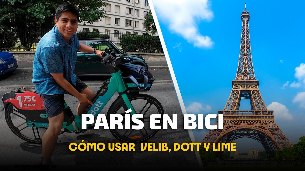 PARÍS EN BICI 🚲: cómo alquilar VÉLIB, DOTT y LIME 🇫🇷 (guía completa)