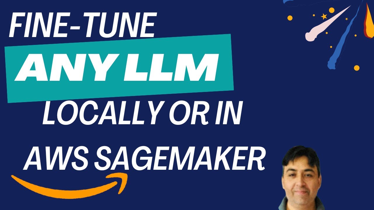 Fine Tune Any Model Locally in AWS SageMaker on Your Own Dataset