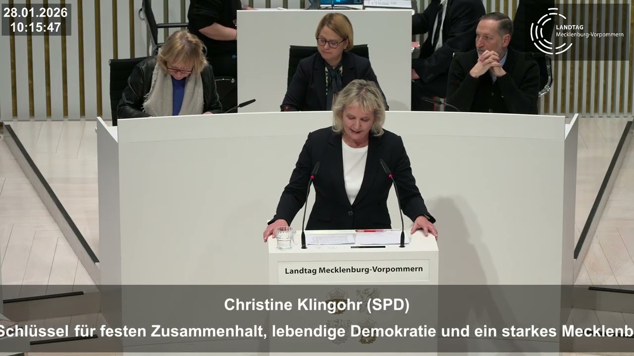 124. Sitzung des Landtages am 28.01.2026