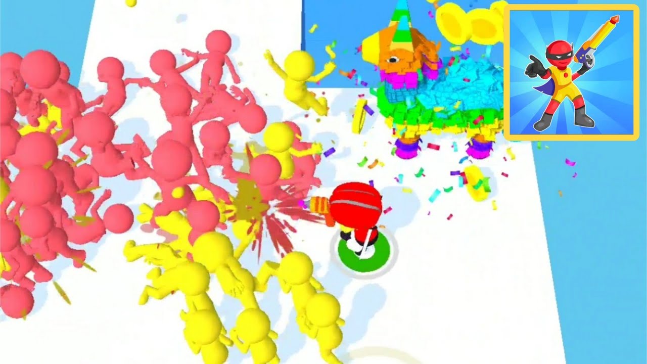 PAINT BRAWL 3D | ALL WEAPONS UNLOCKED GAMEPLAY
