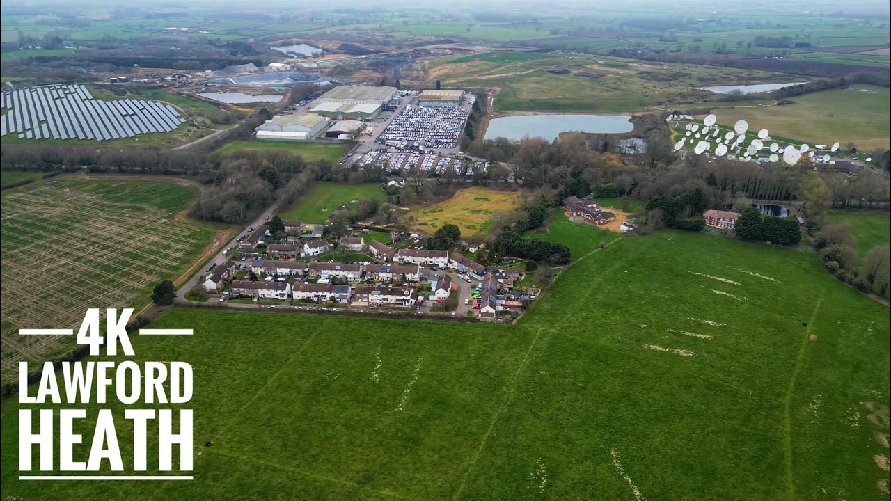 Lawford Heath 4K drone
