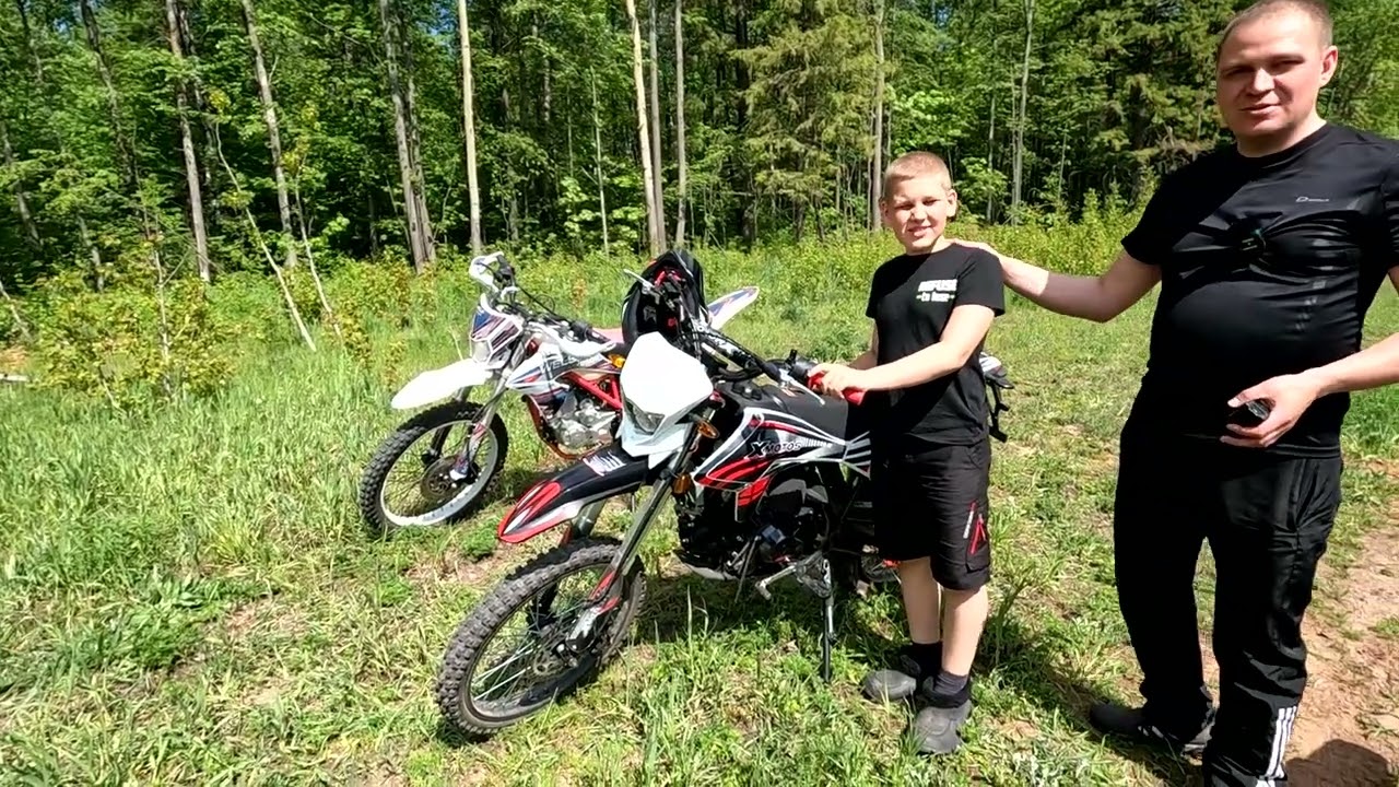 Видео от подписчиков. Питбайк XMOTOS 140 19/16. Рассказ реального покупателя, почему купил его.