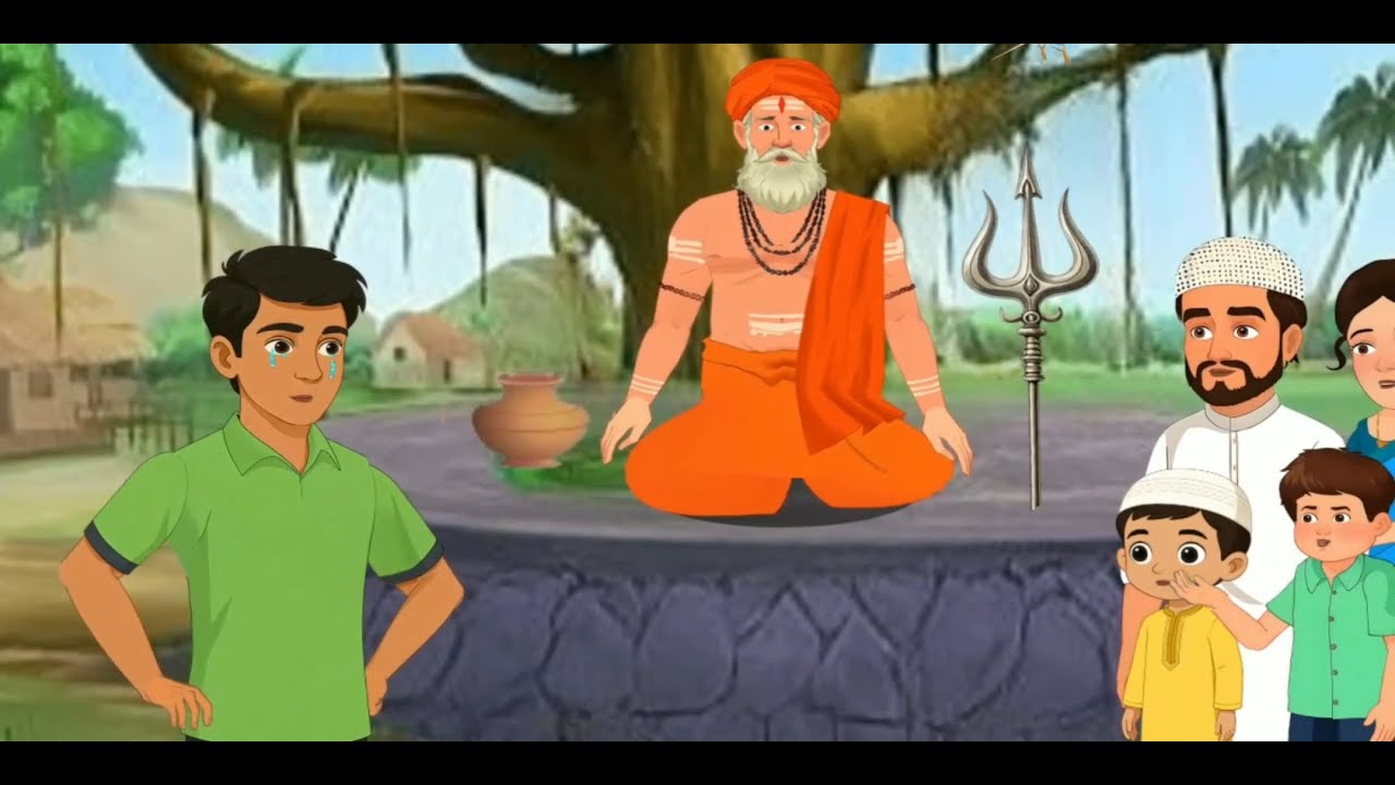 किशोर को मिला अनोखा श्राप 😲|मज़ेदार कहानी |Hindi kahaniya| moral story|cartoon story |