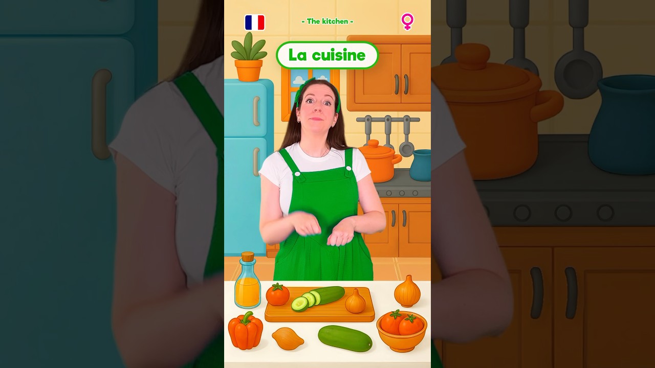 Les pi&egrave;ces de la maison en fran&ccedil;ais 🇫🇷 #apprendre #enfants #d&eacute;butant #education #maternelle