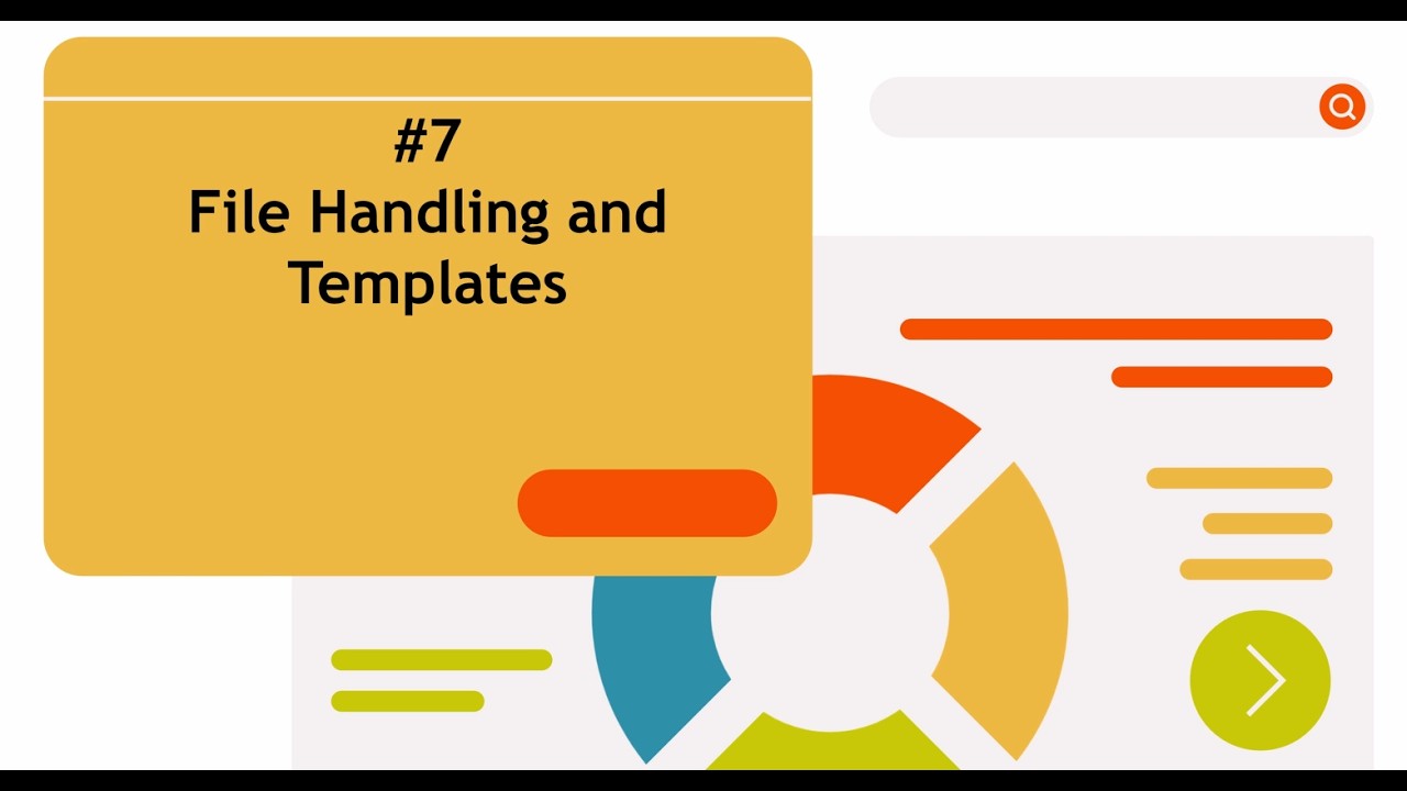 OOP-Lecture 7: File handling, templates and STL (with all relevant concepts)