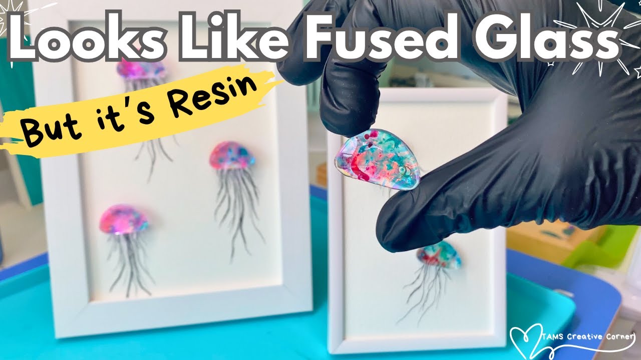 Easy Fused Glass Technique Using UV Resin - My FAVORITE Project Ever!