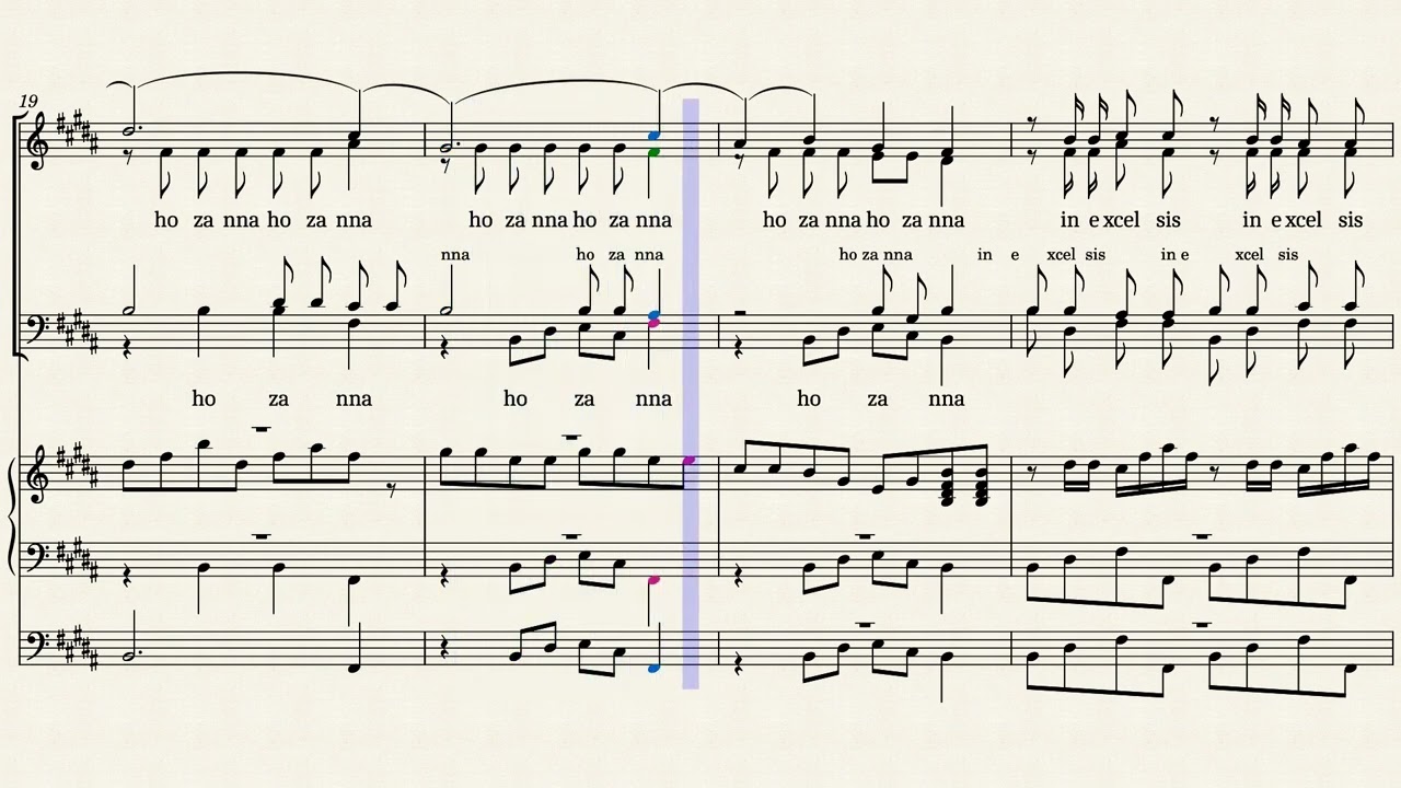 video score Sanctus 1 Sadiki B Anicet