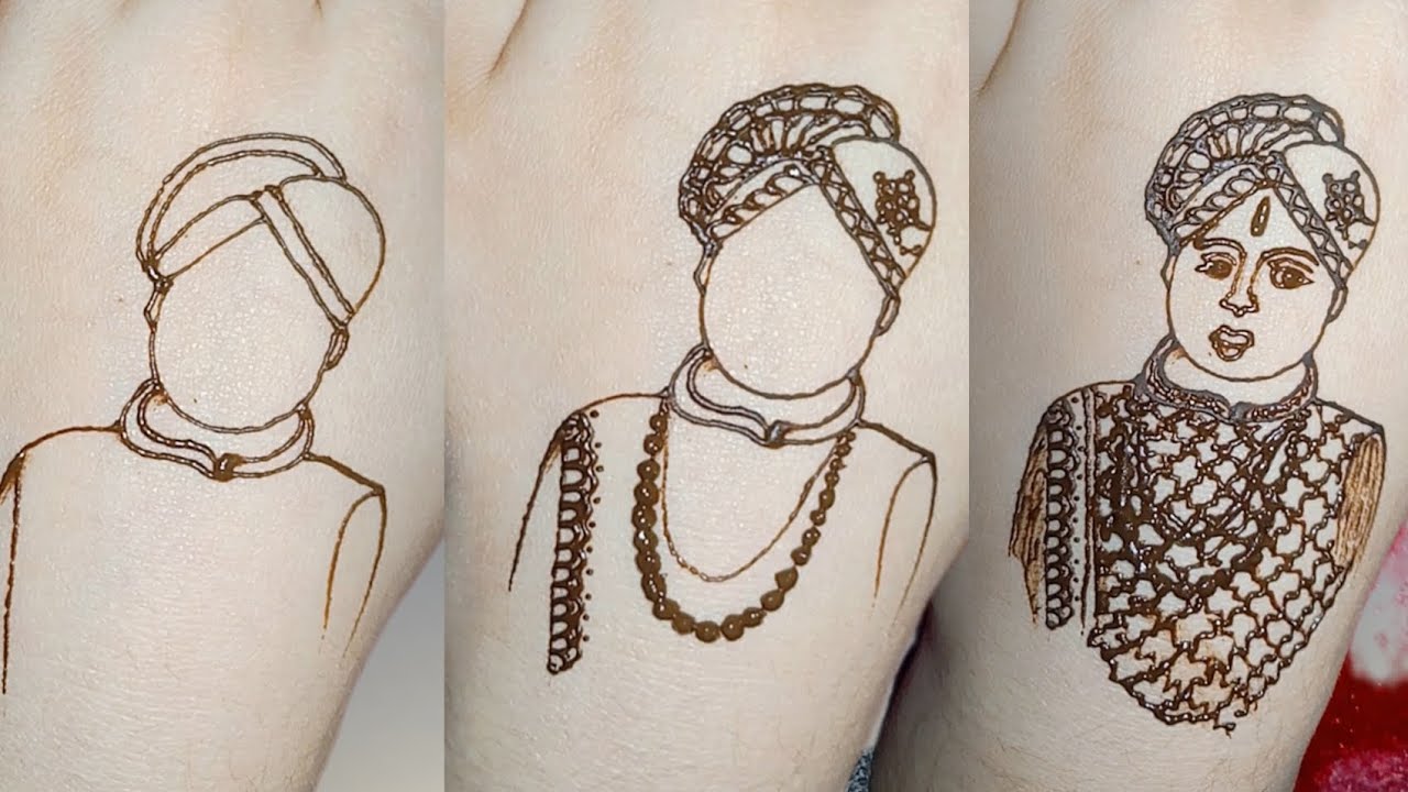 wedding special groom mehndi designs| mehndi s dhulha kaise banaen|step by step tutorial 