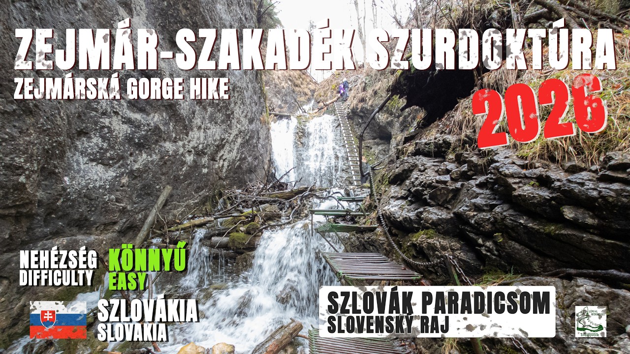 🇸🇰 Zejmár‑szakadék téli varázsa — ❄️ Jeges létrák és mesés tájak a Szlovák Paradicsomban | 2026