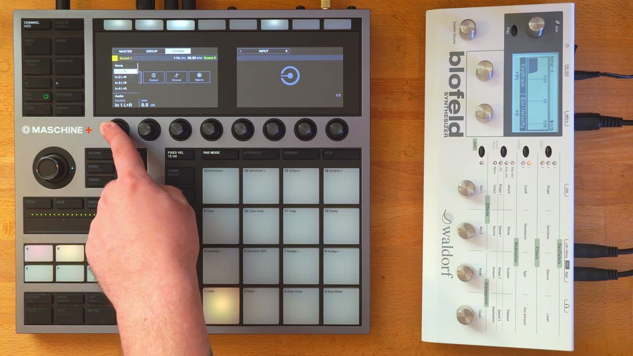 Controlling External Hardware with MASCHINE+