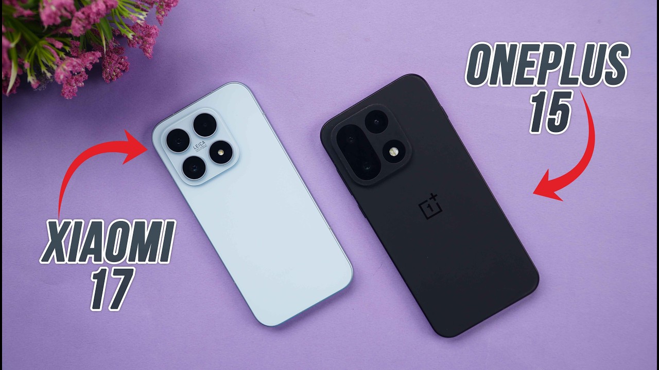 Сравнение скорости Xiaomi 17 и OnePlus 15 по результатам тестов AnTuTu и Geekbench