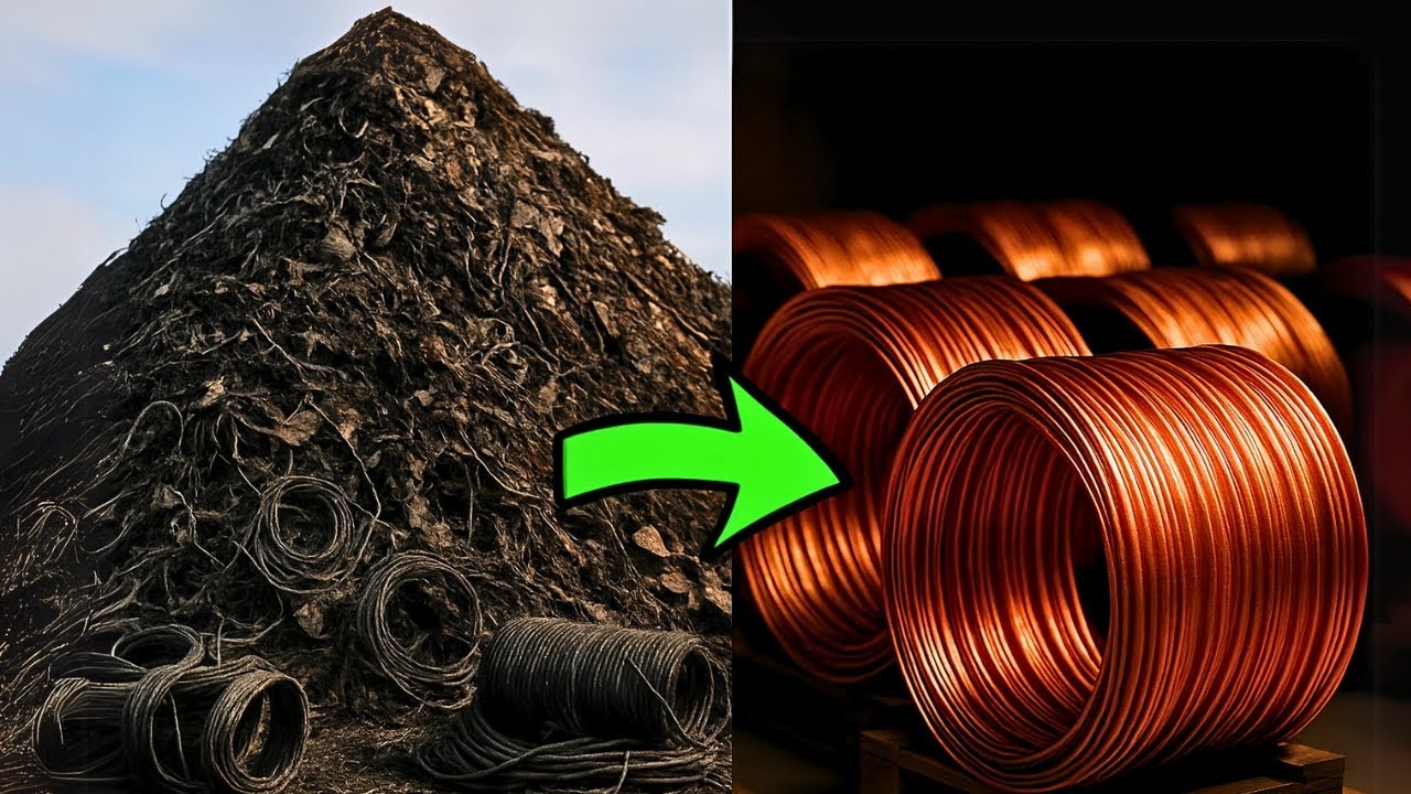 ¿Cómo Se Extrae El Cobre De Cables Viejos?♻️¿Cómo reciclar cables eléctricos? | Proceso PASO A PASO