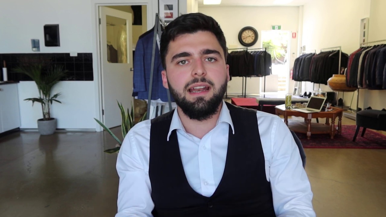 Opening up a suit store at age 20!