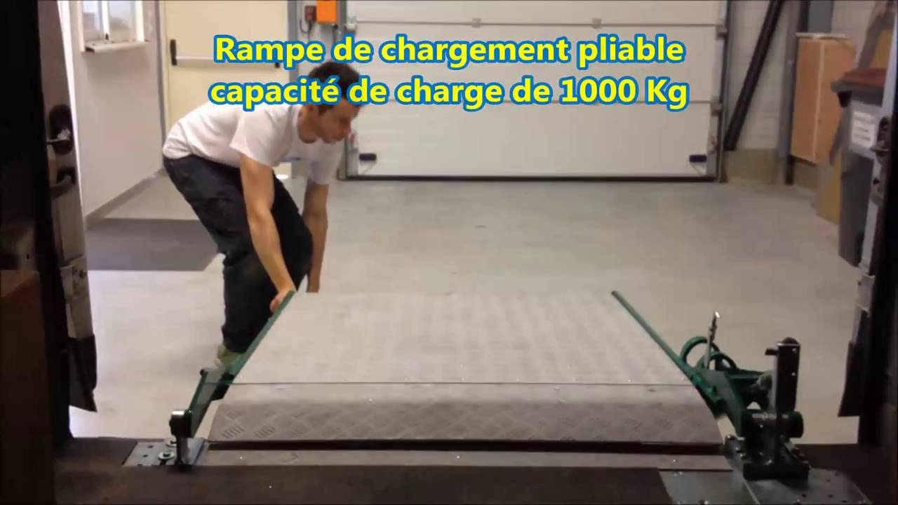 Rampe de chargement pour un Jumper L1H1,  rampe pliable en aluminium pour fourgon