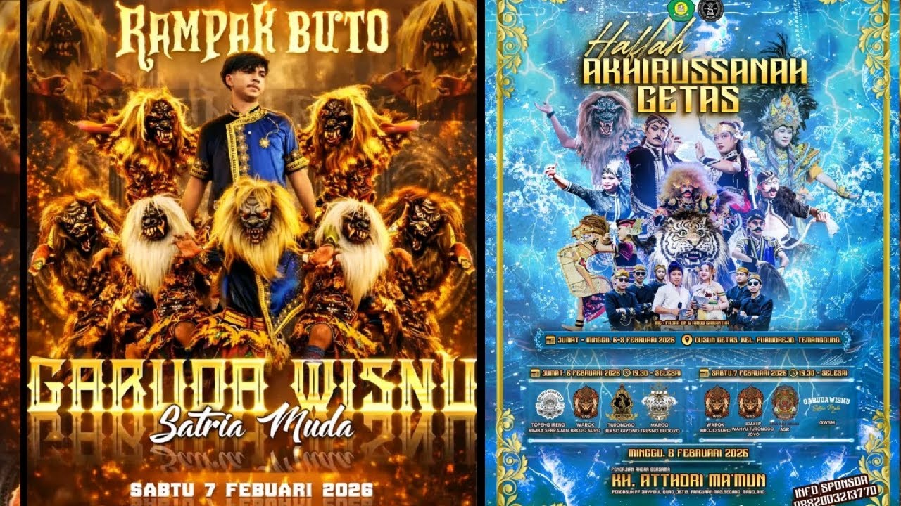GWSM GARUDA WISNU SATRIA MUDA Ft ASR Ft WAHYU TURONGGO JOYO Ft BROJO SURO live GETAS PURWOREJO TMG