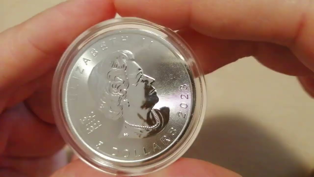 Silver coin  Maple Leaf 2023 - security features