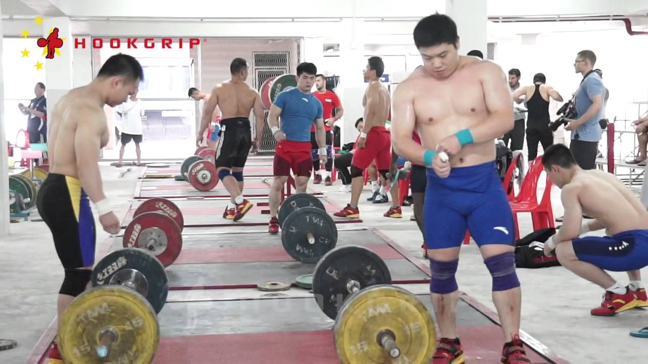 Team China @ 2015 Asian Championships Training Hall - Fri Sept 4