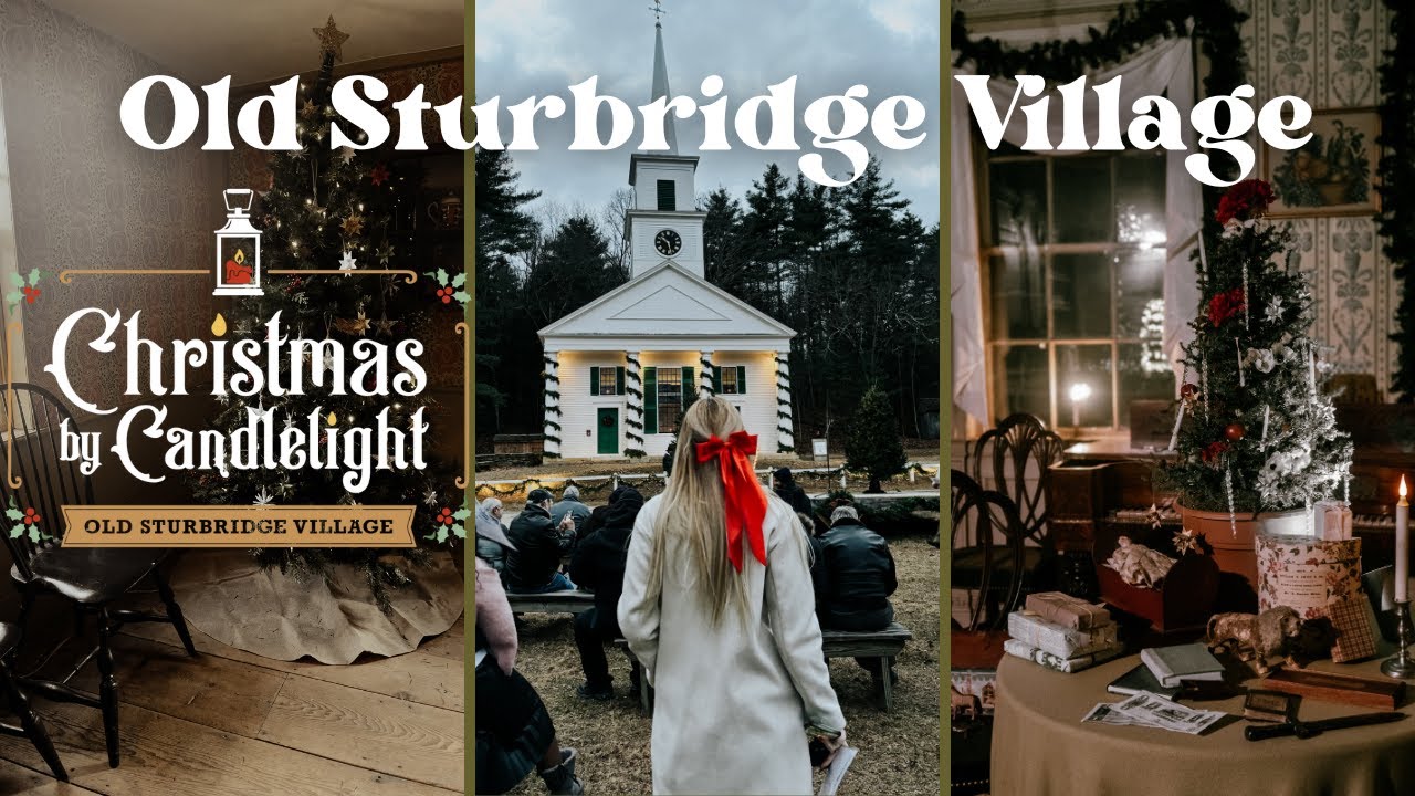 Visiting Christmas By Candlelight at Old Sturbridge Village | caroling, traditions, food + more!