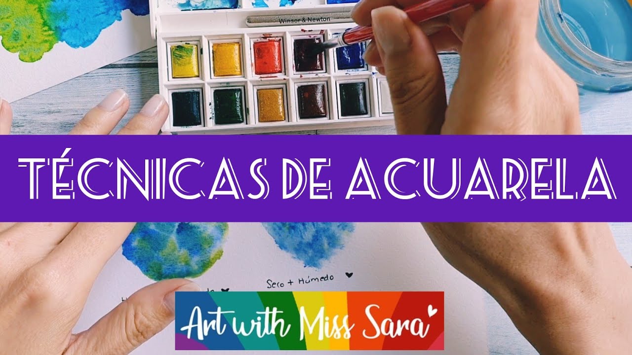 Técnicas de acuarela para niños 💕