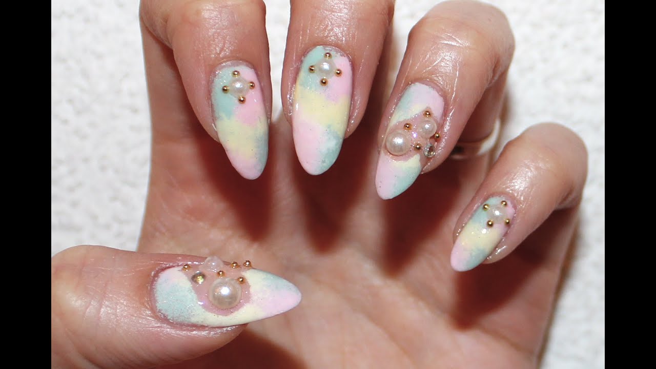 Pastel Hime Love Nail Art