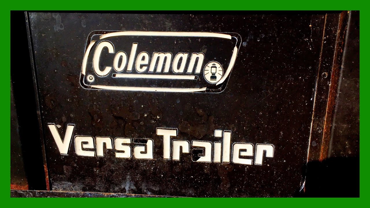 VINTAGE COLEMAN VERSA TRAILER RESTORE