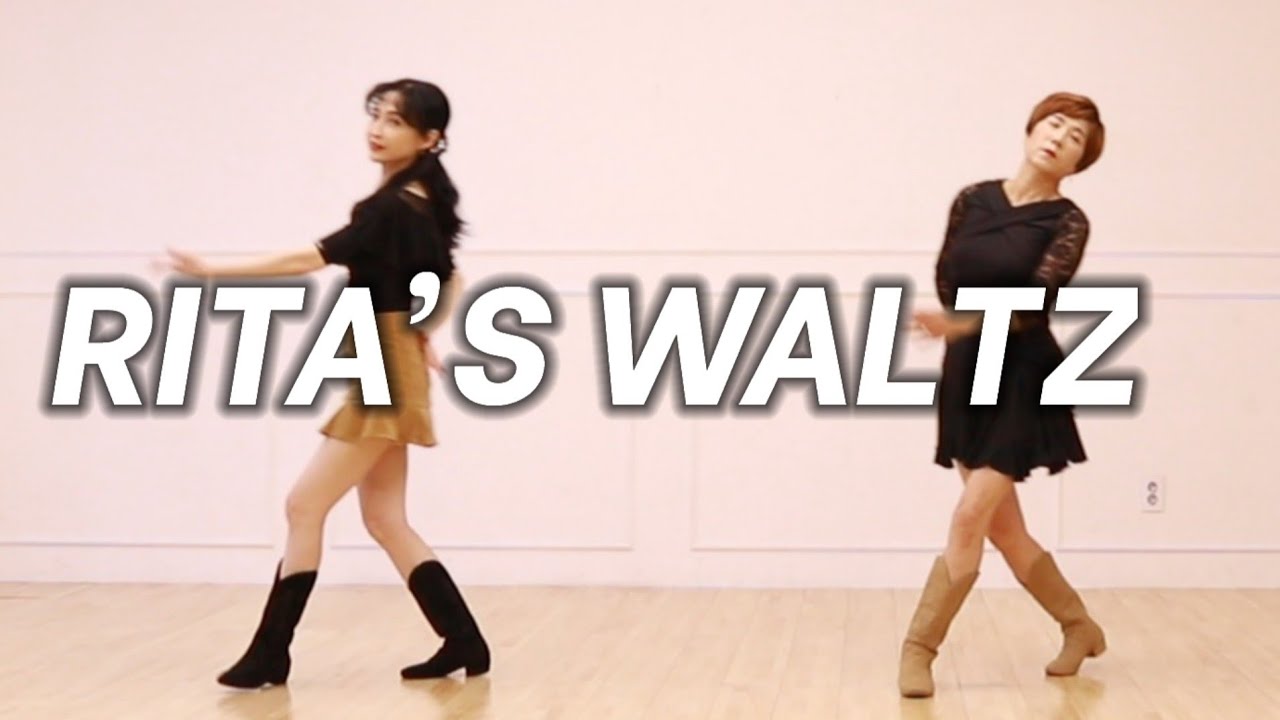 RITA'S WALTZ - line dance (Demo & Count)