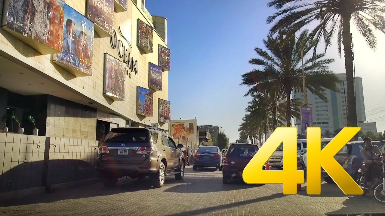 Ocean Mall Underground Parking Drive - Karachi - 4K Ultra HD - Karachi Street View