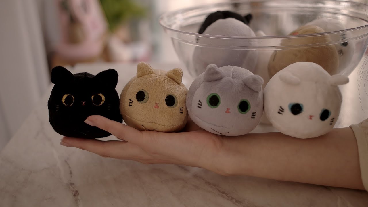 말랑쫀득 초간단! 모찌냥 인형 만들기 + 무료패턴도 있어요! 😺 Making a cute Mochi cat plush + free patterns