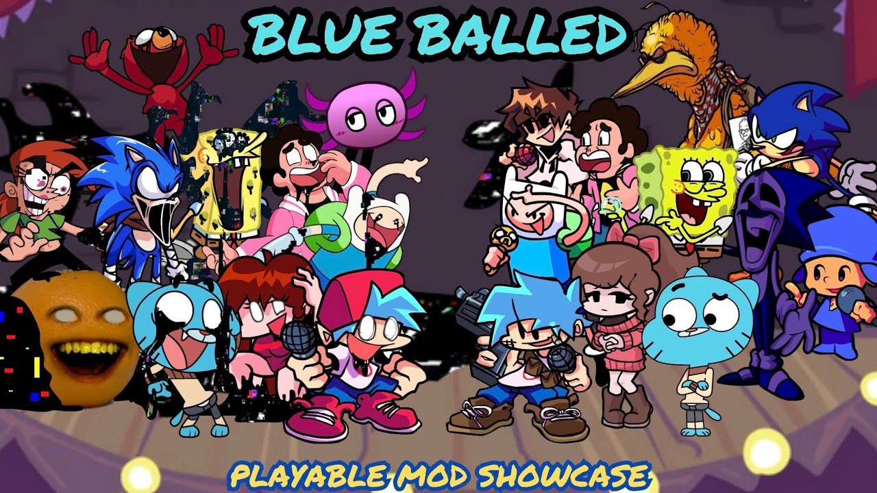 BLUE BALLED @D3nkiFNF BETADCIU - Playable Mod Showcase [GFC, 99%] 🎶⚡️ | FNF Pibby Corrupted