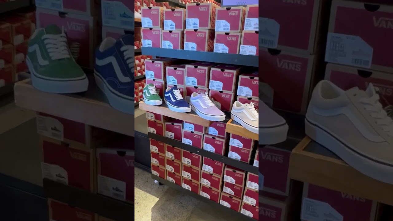 Outlet em Nova York. Loja Vans.