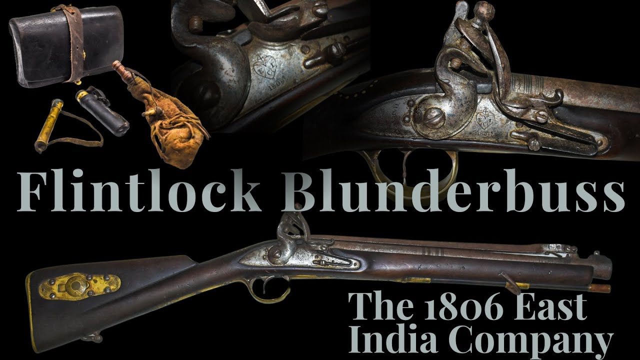 The Flintlock Blunderbuss - 1806 Blunderbuss Gun - British Gun