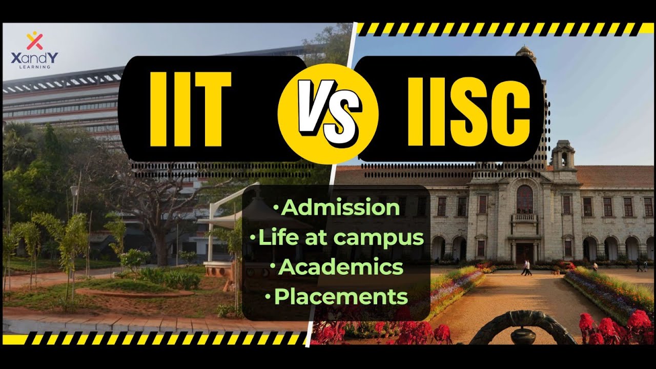 IIT vs IISc ! Which one should you choose? #iit #iiscbangalore #lifeatiit #lifeatiisc