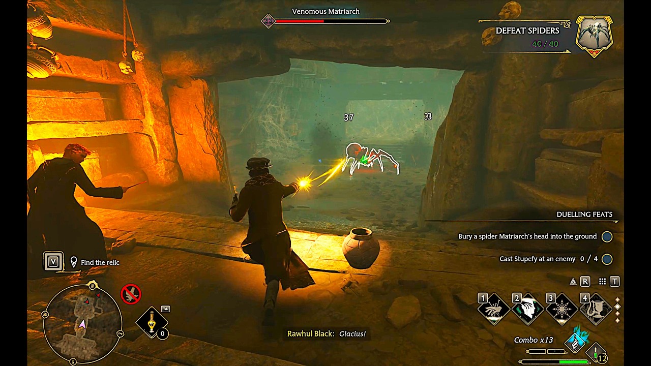 Hogwarts Legacy - Searching Rune Chamber to Find Relic Gameplay.
