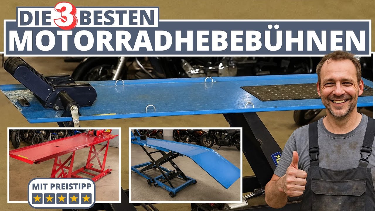 Motorradhebebühne - Die 3 Besten von Güde, Pro-Lift & DEMA
