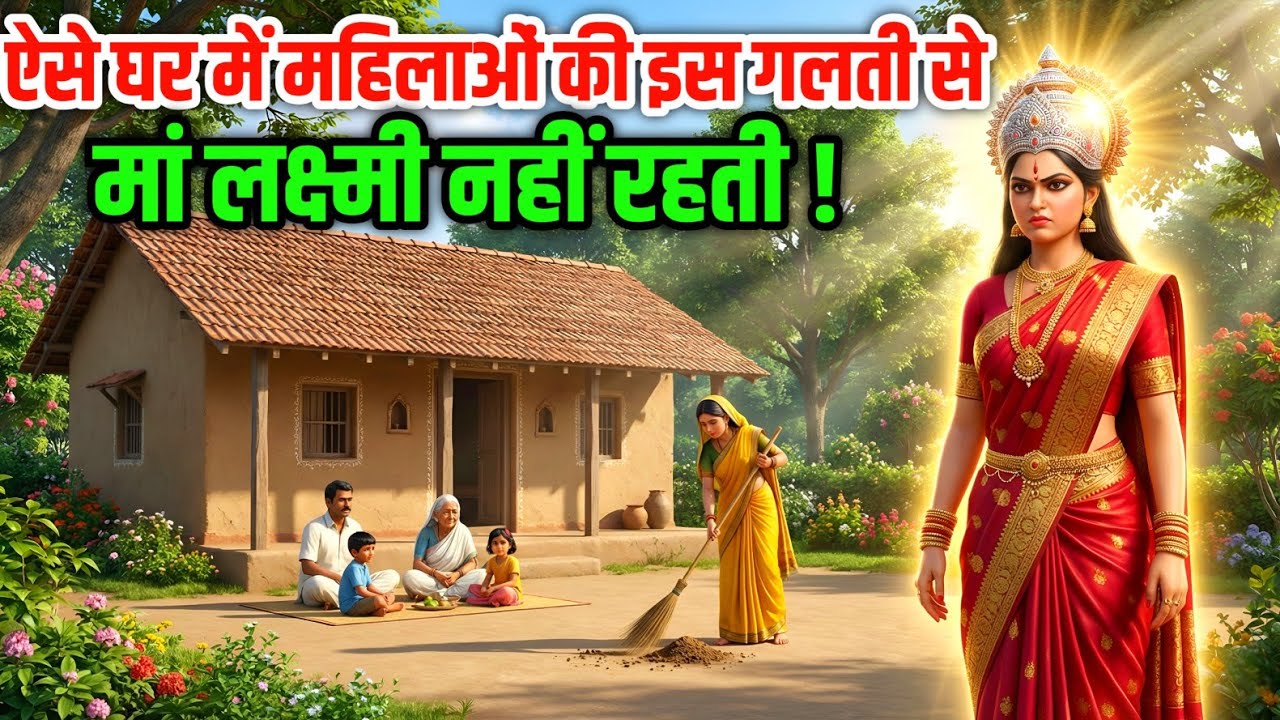 जिस घर की औरत ये गलतियां करती है, वहां लक्ष्मी जी क्यों नहीं रुकती? Maa Lakshmi Katha #garudpuran