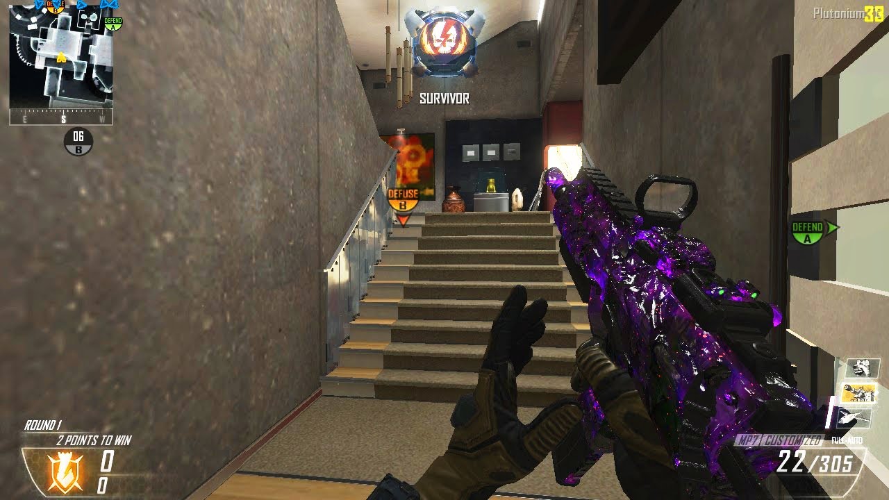 Call of Duty BlackOPS 2 Plutonium Multiplayer - Raid | Intel Celeron 2957u 1.4Ghz | 6GB RAM