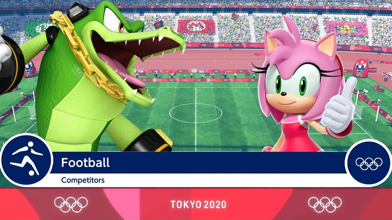 Mario & Sonic at the Tokyo 2020 Olympic Games - Vector/Luigi Vs. Amy/Sonic