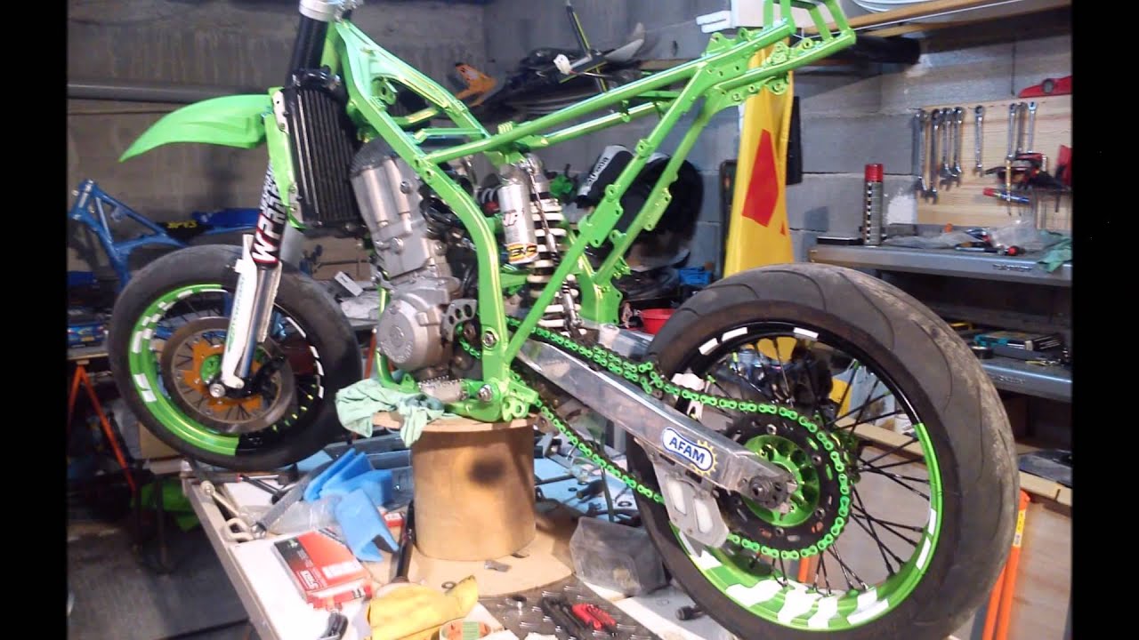 Kawasaki KLX 650 R Montage Super-motard